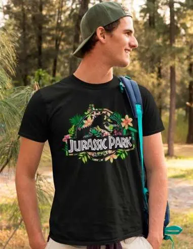 Camiseta Jurassic Park Tropical