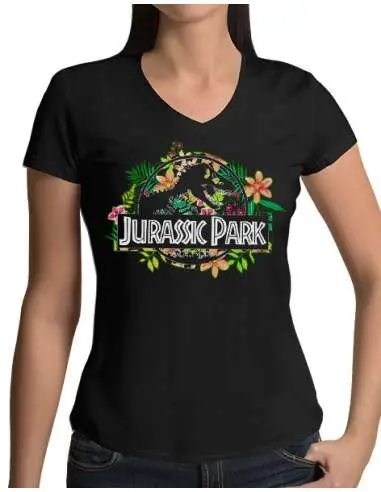 Camiseta Jurassic Park de mujer...