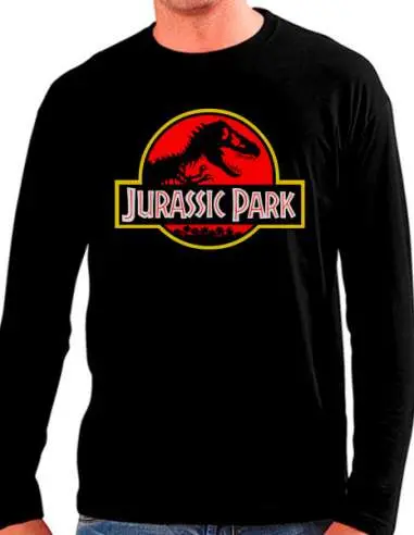 Camiseta Parque Jurasico logo clásico...