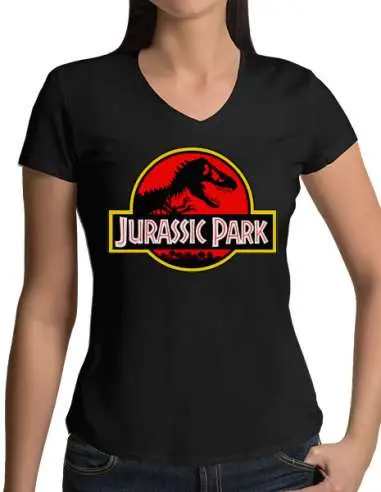 Camiseta Jurassic Park de mujer classic