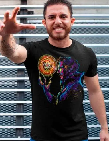 Camiseta Doctor Extraño Neón Camiseta Doctor Extraño Neón
