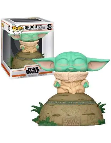 Funko Pop Grogu de 15 cms usando la... Funko Pop Grogu de 15 cms usando la...