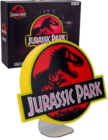 Lámpara Jurassic Park Logo 3D