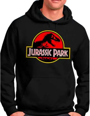 Sudadera Jurassic Park logo Clásico