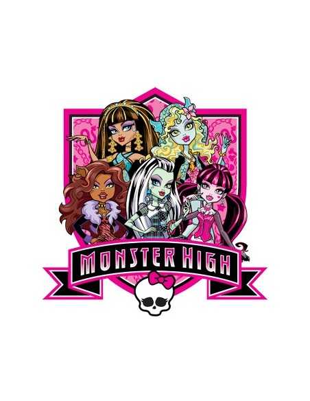 Camiseta Monster High manga larga blanca infantil