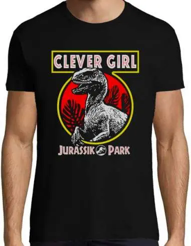 Camiseta Jurassic Park Chica Lista