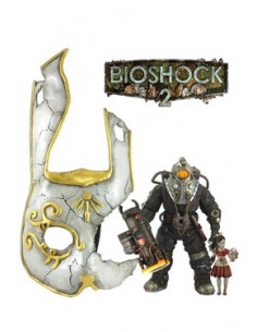 Pack de 3 figuras Bioshock Sinclair con Little Sister y Máscara de Bunny