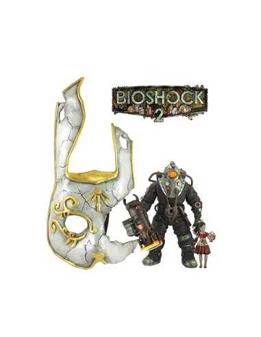 Pack de 3 figuras Bioshock Sinclair con Little Sister y Máscara de Bunny