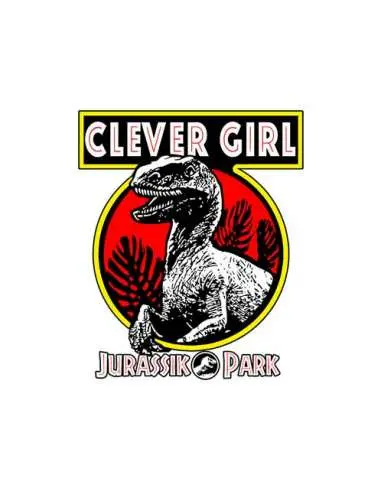 Camiseta Jurassic Park Chica Lista...