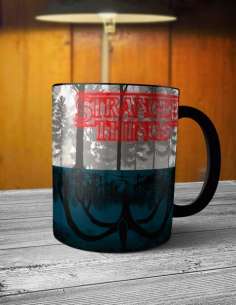 Taza Stranger Things Upside...