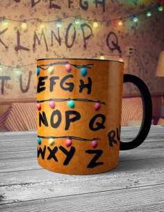 Taza Stranger Things Luces