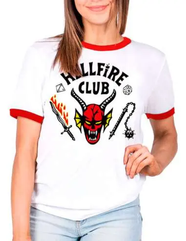 Camiseta Stranger Things Hellfire... Camiseta Stranger Things Hellfire...