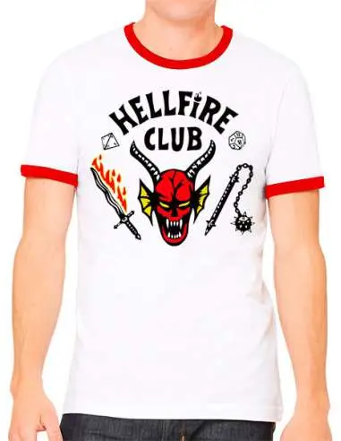 Camiseta Stranger Things Hellfire... Camiseta Stranger Things Hellfire...