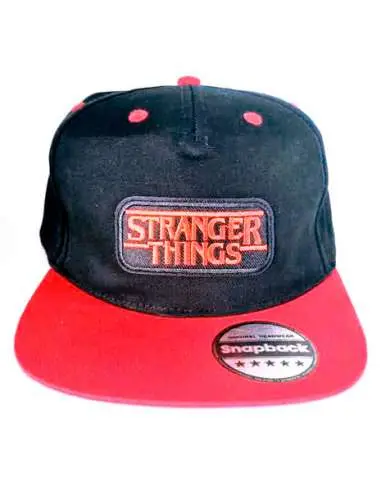 Gorra Stranger Things Negra bordado