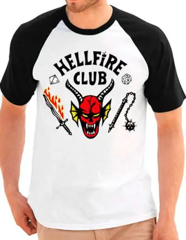 Camiseta Stranger Things Hellfire Club Camiseta Stranger Things Hellfire Club