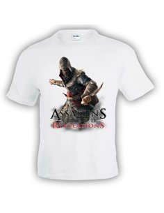 Camiseta Assassin´s Creed Revelations blanca manga corta