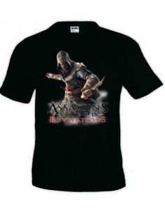Camiseta Assassin´s Creed Revelations negra manga corta