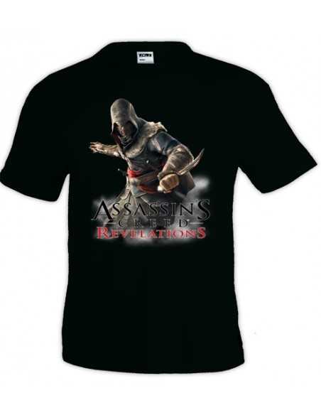 Camiseta Assassin´s Creed Revelations negra manga corta