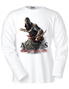 Camiseta Assassin´s Creed Revelations blanca manga larga
