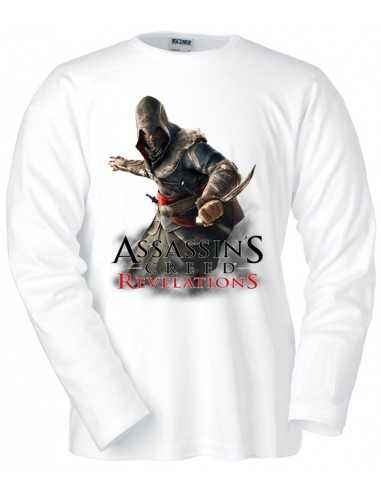 Camiseta Assassin´s Creed Revelations blanca manga larga