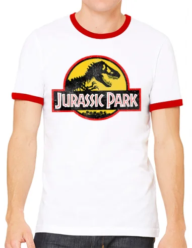 Camiseta Jurassic Park vintage estilo...