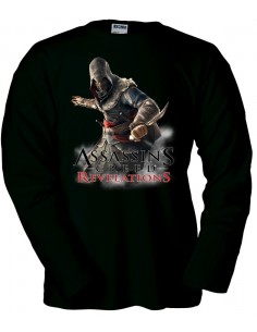 Camiseta Assassin´s Creed Revelations negra manga larga