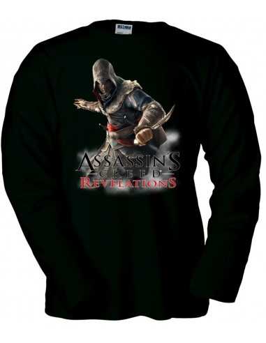 Camiseta Assassin´s Creed Revelations negra manga larga