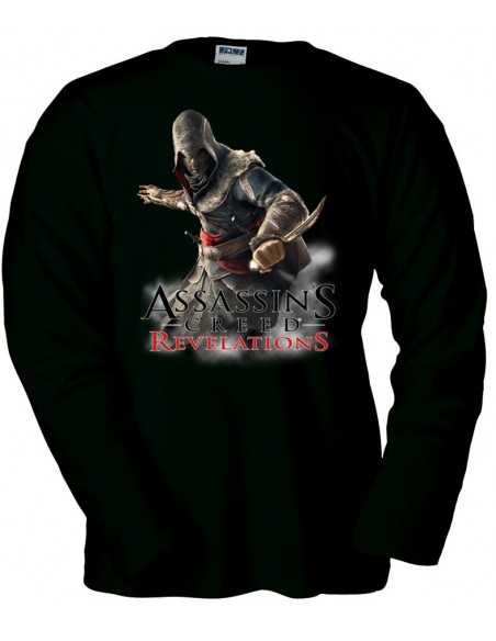 Camiseta Assassin´s Creed Revelations negra manga larga