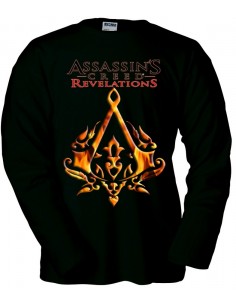 Camiseta Assassin´s Creed Revelations Ottoman negra manga Larga