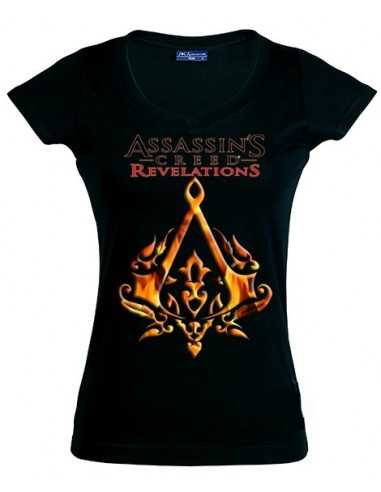 Camiseta de chica Assassin´s Creed Revelations Ottoman negra manga Larga