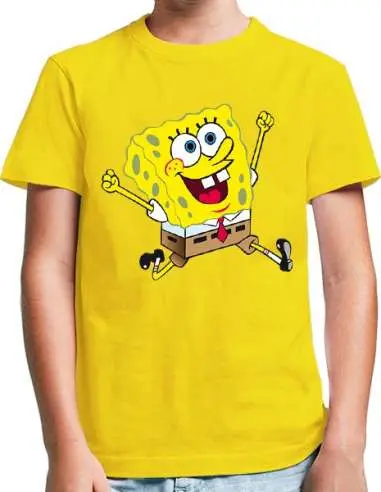 Camiseta Bob Esponja corriendo