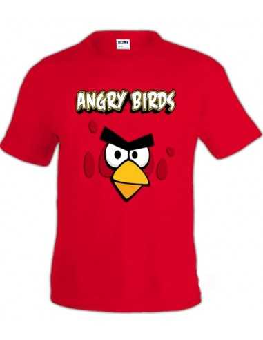 Camiseta Angry Birds red manga corta