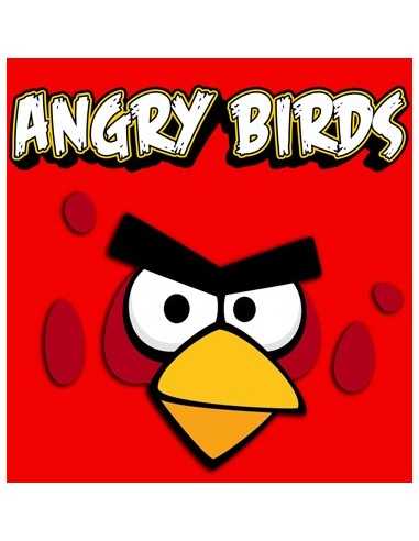 Camiseta Angry Birds red manga corta