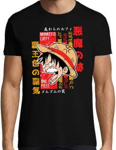 Camiseta One Piece Face...