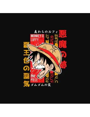 Camiseta One Piece Face Luffy manga... Camiseta One Piece Face Luffy manga...