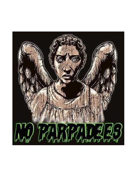 Camiseta Doctor Who "No Parpadees" Negra Manga Corta