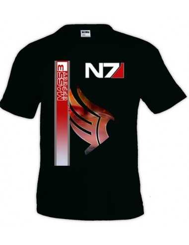 Camiseta Mass effect 3 N7 Paragon manga corta
