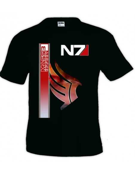 Camiseta Mass effect 3 N7 Paragon manga corta