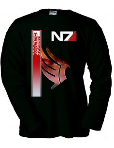 Camiseta Mass effect 3 N7 Paragon manga larga