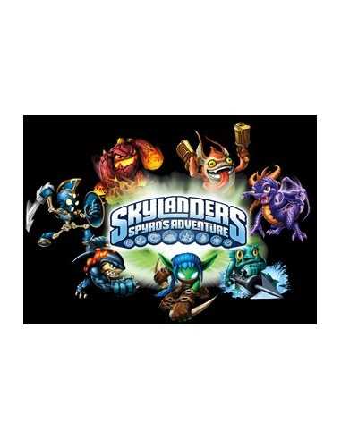 Camiseta Skylanders Action manga larga Corta negra Camiseta Skylanders Action manga larga Corta negra
