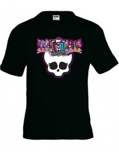 Camiseta Moster High scull manga corta