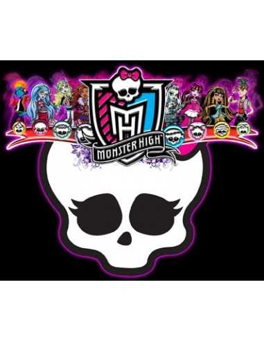 Camiseta Moster High scull manga corta