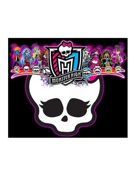 Camiseta Moster High scull manga corta