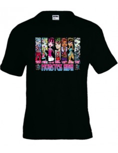 Camiseta Moster High "vert design" manga corta