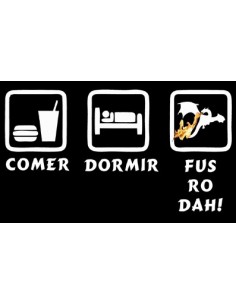 Camiseta Skyrim "ritmo de vida" manga larga 2