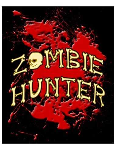 Camiseta Resident evil "zombie hunter" manga larga