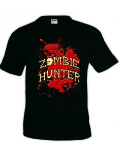 Camiseta Resident evil "zombie hunter" manga corta