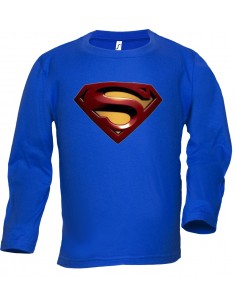 Camiseta Superman Logo 2008 manga larga