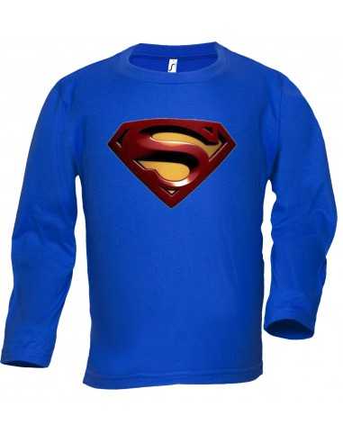 Camiseta Superman Logo 2008 manga larga