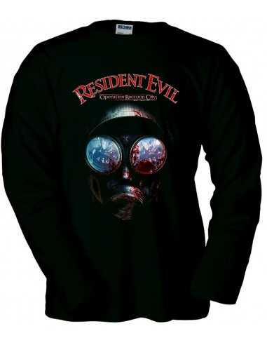 Camiseta Resident evil Raccoon City manga larga